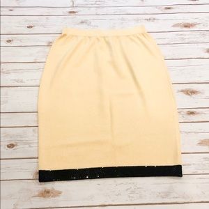 Yellow St.John Evening Skirt 12